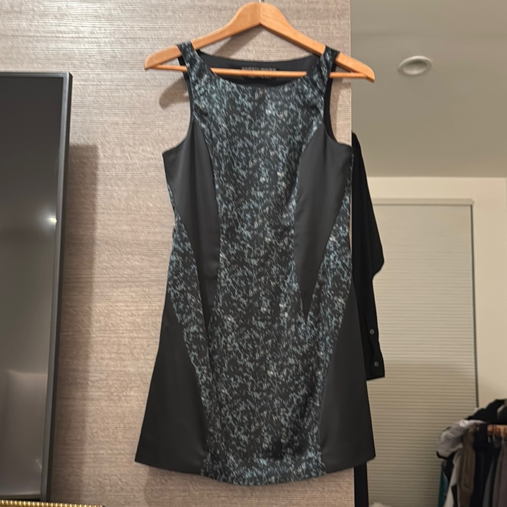Elegant Black and Gray Women's Dress